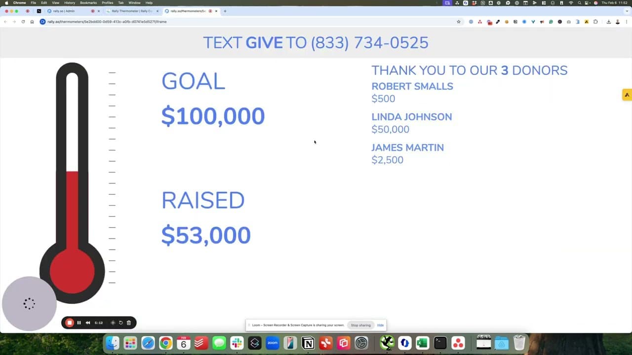 Thermometer Widget Demo Video